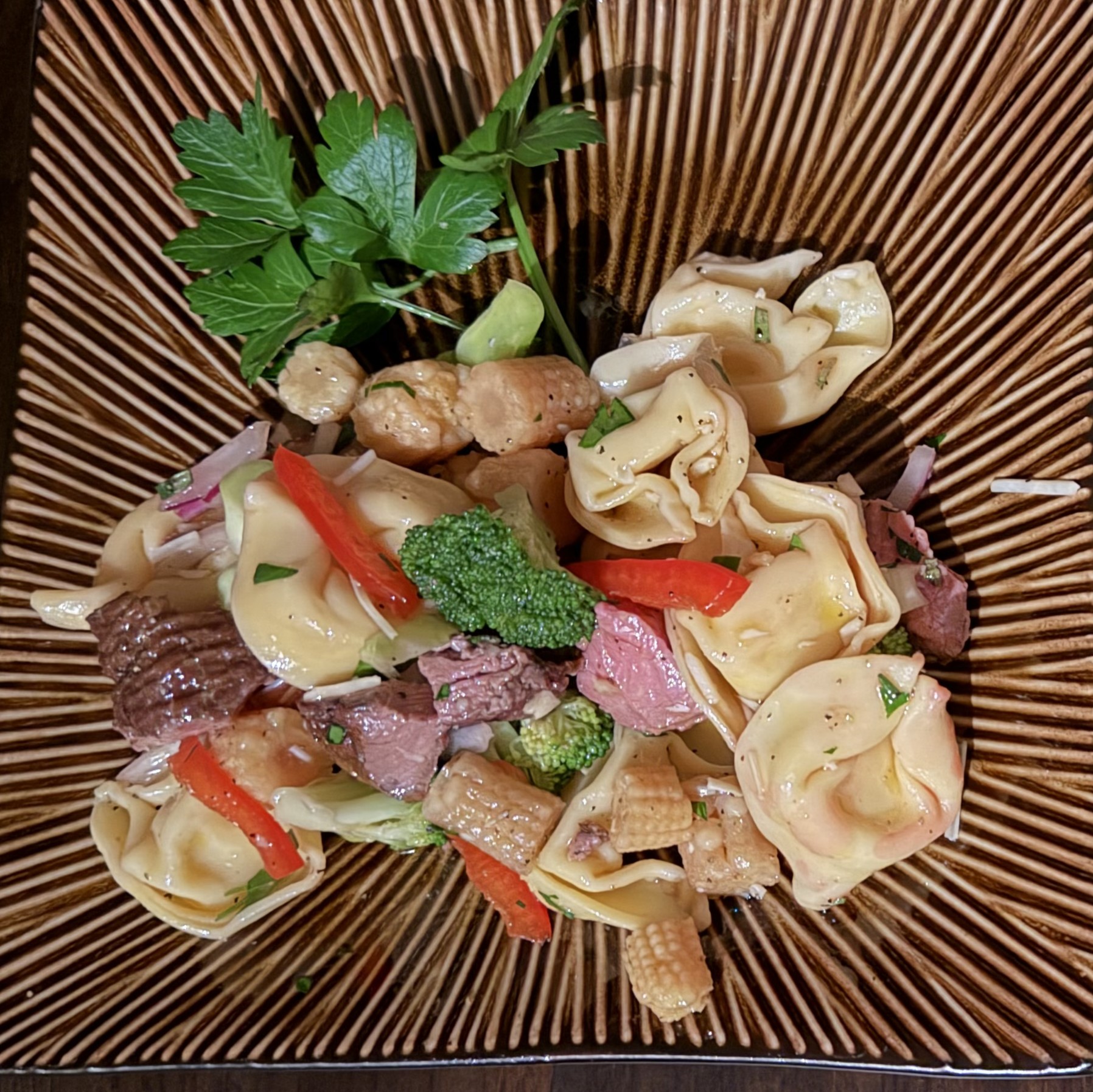 Steak and Tortellini Pasta Salad
