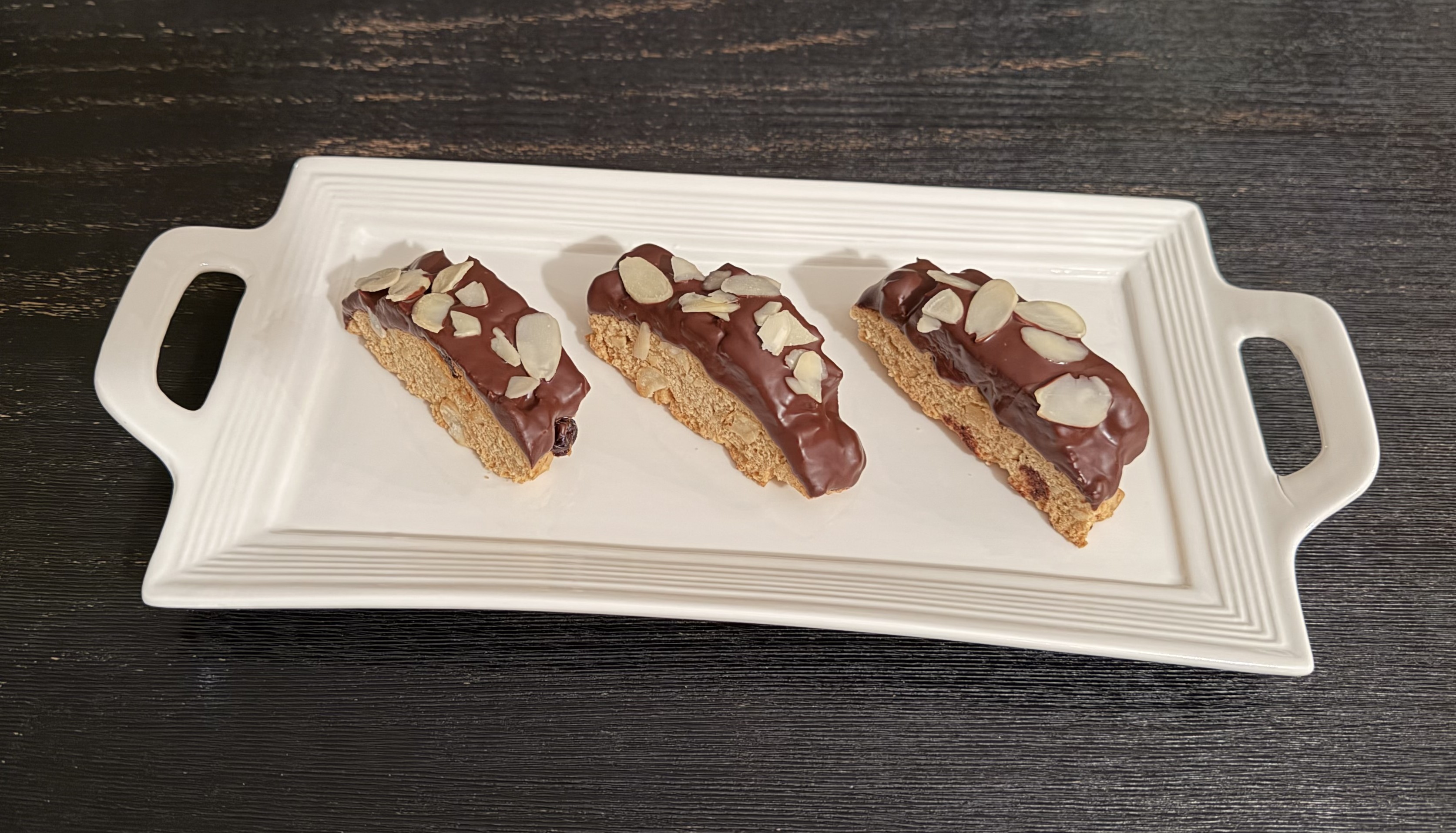 Chocolate Macadamia Nut Biscotti