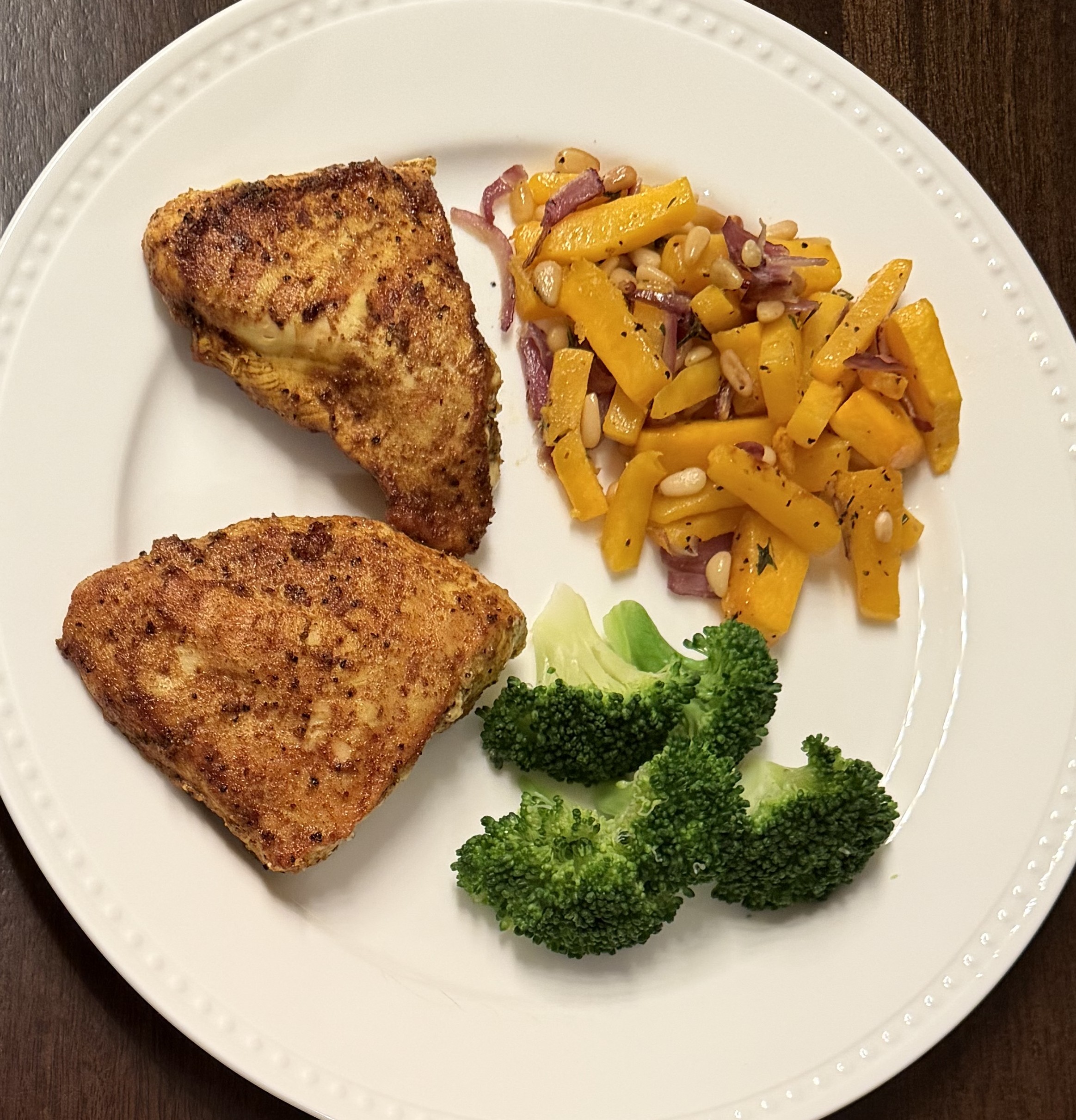 Grilled Chicken with Curry